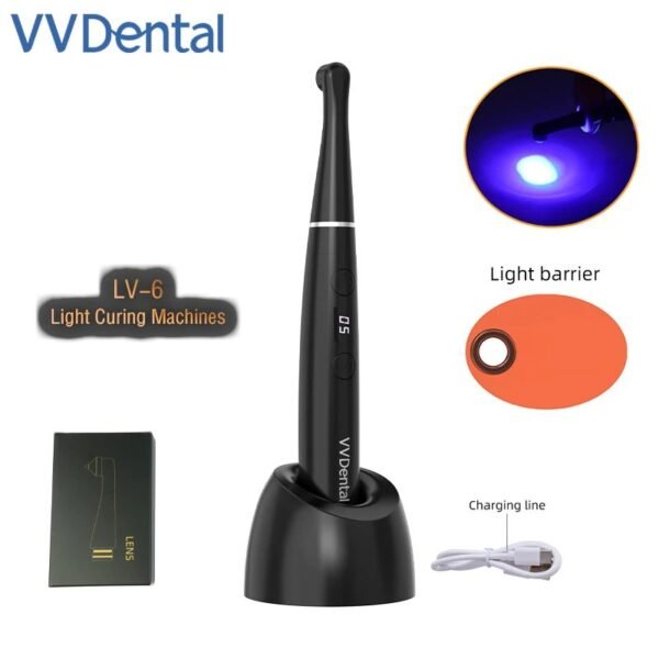 جهاز VVDental LV-6 اللاسلكي لتصليب حشوات الأسنان بتقنية LED