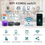 ⁦مفتاح الإضاءة الذكي Tuya Wi-Fi بأربع مفاتيح ولمس ذكي⁩ - الصورة ⁦3⁩