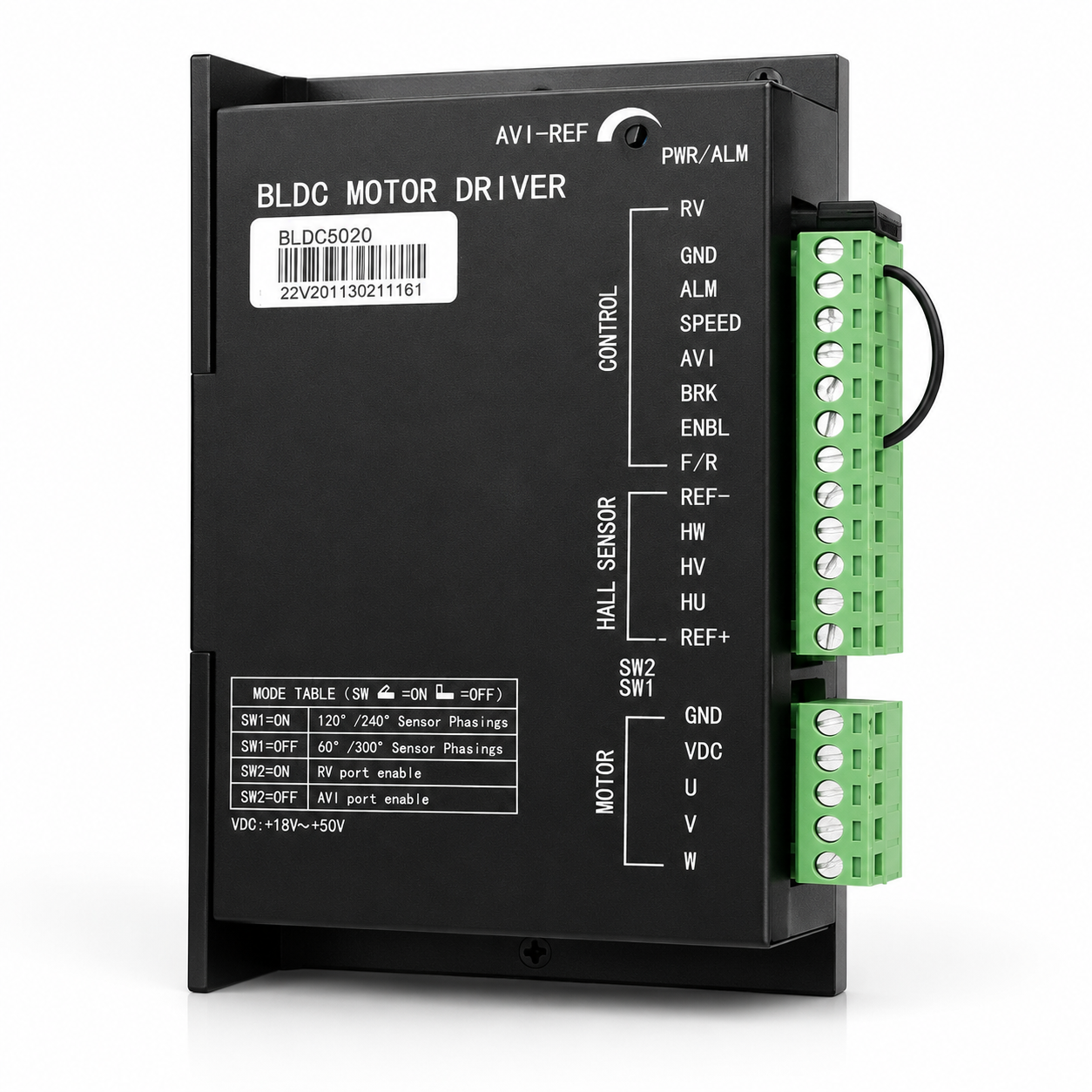 d83f23b4-5c2e-4a12-a3d8-a2de7273abc7 مشغل محرك BLDC-5020 – متحكم لمحركات التيار المستمر عديمة الفرشاة - الصورة 1