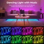 ⁦شريط إضاءة LED نيون مرن من Luxonic (RGB) بطول 3 أمتار⁩ - الصورة ⁦2⁩