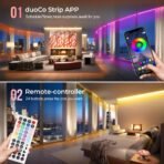 ⁦شريط إضاءة LED نيون مرن من Luxonic (RGB) بطول 3 أمتار⁩ - الصورة ⁦3⁩