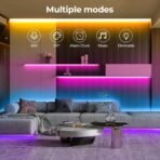 ⁦شريط إضاءة LED نيون مرن من Luxonic (RGB) بطول 3 أمتار⁩ - الصورة ⁦6⁩