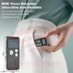 ⁦مسجل الصوت الرقمي ZS-300 – تسجيل ذكي بجودة عالية⁩ - الصورة ⁦3⁩