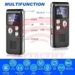 ⁦مسجل الصوت الرقمي ZS-300 – تسجيل ذكي بجودة عالية⁩ - الصورة ⁦4⁩