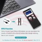 ⁦مسجل الصوت الرقمي ZS-300 – تسجيل ذكي بجودة عالية⁩ - الصورة ⁦6⁩