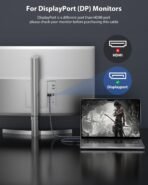 ⁦كابل Maxonar USB-C إلى DisplayPort – أداء احترافي للشاشات عالية التحديث⁩ - الصورة ⁦6⁩