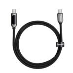 ⁦كابل Baseus USB-C إلى USB-C (2 متر) – شحن سريع مع شاشة رقمية ذكية⁩ - الصورة ⁦6⁩