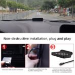 ⁦شاشة عرض معلومات القيادة M3 OBD2 HUD – قيادة أكثر أمانًا ووضوحًا⁩ - الصورة ⁦5⁩