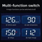 ⁦شاشة عرض معلومات القيادة M3 OBD2 HUD – قيادة أكثر أمانًا ووضوحًا⁩ - الصورة ⁦7⁩