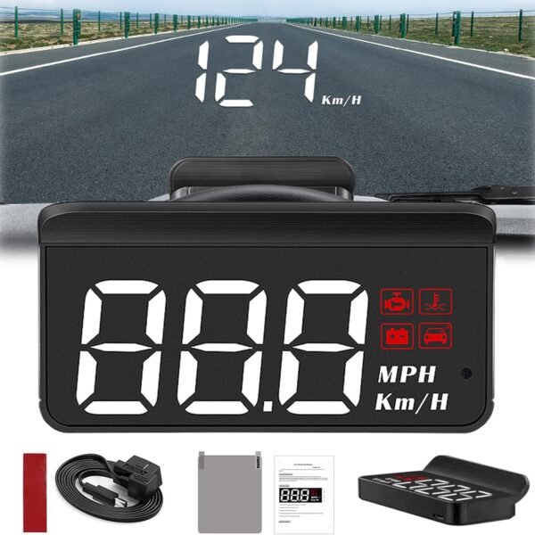 شاشة عرض معلومات القيادة M3 OBD2 HUD – قيادة أكثر أمانًا ووضوحًا