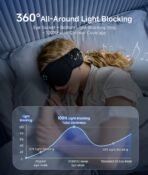 ⁦قناع النوم ثلاثي الأبعاد مع سماعات بلوتوث – نوم هادئ واسترخاء كامل⁩ - الصورة ⁦2⁩