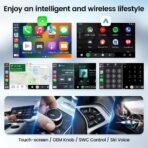 ⁦محول CarPlay اللاسلكي 2 في 1 للسيارات – يدعم Apple CarPlay وAndroid Auto⁩ - الصورة ⁦2⁩