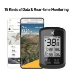 كمبيوتر الدراجة XOSS G+ GPS الذكي مع مستشعري السرعة وتقنية ANT
