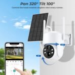 ⁦كاميرا مراقبة خارجية لاسلكية تعمل بالطاقة الشمسية – iCSee WiFi⁩ - الصورة ⁦5⁩