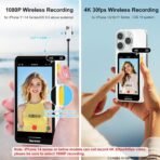 ⁦شاشة سيلفي Newmowa اللاسلكية 4K المغناطيسية لأجهزة iPhone⁩ - الصورة ⁦2⁩