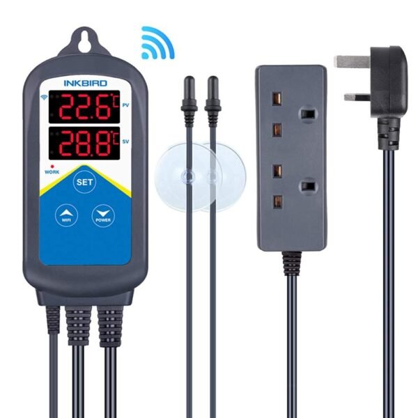 منظم حرارة أحواض الأسماك Inkbird ITC-306A WiFi الذكي