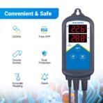 ⁦منظم حرارة أحواض الأسماك Inkbird ITC-306A WiFi الذكي⁩ - الصورة ⁦5⁩