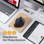 ⁦ماوس ProtoArc EM04 Trackball اللاسلكي المريح والقابل لإعادة الشحن⁩ - الصورة ⁦5⁩