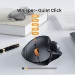 ⁦ماوس ProtoArc EM04 Trackball اللاسلكي المريح والقابل لإعادة الشحن⁩ - الصورة ⁦3⁩