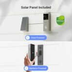 ⁦جرس باب EZVIZ CP3 Pro الذكي اللاسلكي بالطاقة الشمسية بدقة 2K⁩ - الصورة ⁦2⁩