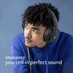 ⁦سماعات Uliptz اللاسلكية فوق الأذن ببلوتوث 6.0 وصوت ستيريو عالي الدقة⁩ - الصورة ⁦6⁩