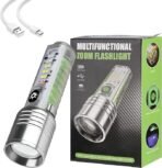 ⁦كشاف LED تكتيكي قابل لإعادة الشحن 30W بمدى يصل إلى 500 متر⁩ - الصورة ⁦2⁩