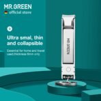 ⁦مقص أظافر MR.GREEN القابل للطي – أداة مانيكير صغيرة ومحمولة⁩ - الصورة ⁦2⁩