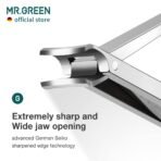 ⁦مقص أظافر MR.GREEN القابل للطي – أداة مانيكير صغيرة ومحمولة⁩ - الصورة ⁦4⁩