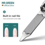 ⁦مقص أظافر MR.GREEN القابل للطي – أداة مانيكير صغيرة ومحمولة⁩ - الصورة ⁦6⁩