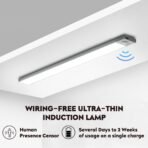 شريط إضاءة LED ذكي 20 سم – حساس حركة وبطارية قابلة لإعادة الشحن
