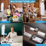 ⁦حامل هاتف قابل للسحب مع إضاءة سيلفي + ريموت Bluetooth⁩ - الصورة ⁦2⁩