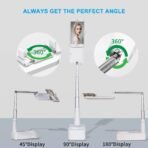 ⁦حامل هاتف قابل للسحب مع إضاءة سيلفي + ريموت Bluetooth⁩ - الصورة ⁦5⁩