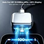 فاصل شحن USB-C ذكي بقدرة 140 واط مع فصل تلقائي وحماية البطارية