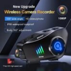 ⁦Q28 كاميرا خوذة دراجات نارية 1080P مع Bluetooth 5.3 وWi-Fi⁩ - الصورة ⁦2⁩