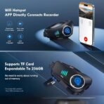 ⁦Q28 كاميرا خوذة دراجات نارية 1080P مع Bluetooth 5.3 وWi-Fi⁩ - الصورة ⁦3⁩