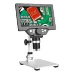 مجهر رقمي LCD بدقة 12MP وشاشة 7 بوصة وتكبير حتى 1200X