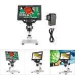 ⁦مجهر رقمي LCD بدقة 12MP وشاشة 7 بوصة وتكبير حتى 1200X⁩ - الصورة ⁦4⁩