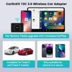 ⁦Carlinkit T2C 3.0 محول CarPlay لاسلكي لسيارات Tesla⁩ - الصورة ⁦5⁩