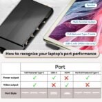 ⁦شاشة Domyfan S6 محمولة 15.6 بوصة FHD IPS لتوسيع شاشة اللابتوب⁩ - الصورة ⁦6⁩