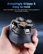 ⁦ماكينة حلاقة الرأس واللحية للرجال 6D – مقاومة للماء مع شحن USB-C⁩ - الصورة ⁦5⁩