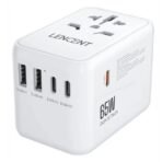 ⁦محول السفر العالمي Lencent GaN III بقوة 65W مع شحن سريع⁩ - الصورة ⁦7⁩