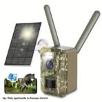 ⁦كاميرا مراقبة خارجية SZSINOCAM تعمل بالطاقة الشمسية و4G LTE – كاميرا صيد وتتبع الحياة البرية⁩ - الصورة ⁦3⁩