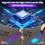 ⁦مصباح URAI للأشعة فوق البنفسجية 365nm – قوة 20 واط⁩ - الصورة ⁦5⁩