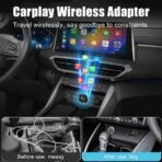 ⁦محول CarPlay لاسلكي USB بتقنية Bluetooth 5.0⁩ - الصورة ⁦4⁩