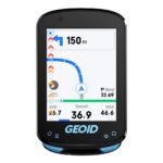 كمبيوتر دراجة لاسلكي ملون GEOID CC600 للملاحة وتتبع بيانات ركوب الدراجات