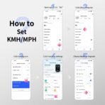 ⁦كمبيوتر دراجة لاسلكي ملون GEOID CC600 للملاحة وتتبع بيانات ركوب الدراجات⁩ - الصورة ⁦5⁩