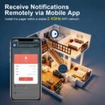 ⁦زر استغاثة ذكي منبه طوارئ لكبار السن عبر Wi-Fi متوافق مع Tuya Smart وSmart Life⁩ - الصورة ⁦3⁩