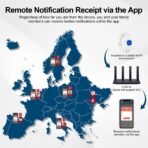 ⁦زر استغاثة ذكي منبه طوارئ لكبار السن عبر Wi-Fi متوافق مع Tuya Smart وSmart Life⁩ - الصورة ⁦5⁩