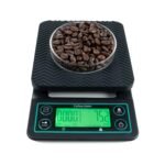 ميزان القهوة الرقمي COFFEE GATOR بدقة 0.1 غرام ومؤقت مدمج، سعة وزن تصل إلى 3 كجم