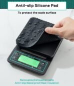 ⁦ميزان القهوة الرقمي COFFEE GATOR بدقة 0.1 غرام ومؤقت مدمج، سعة وزن تصل إلى 3 كجم⁩ - الصورة ⁦3⁩